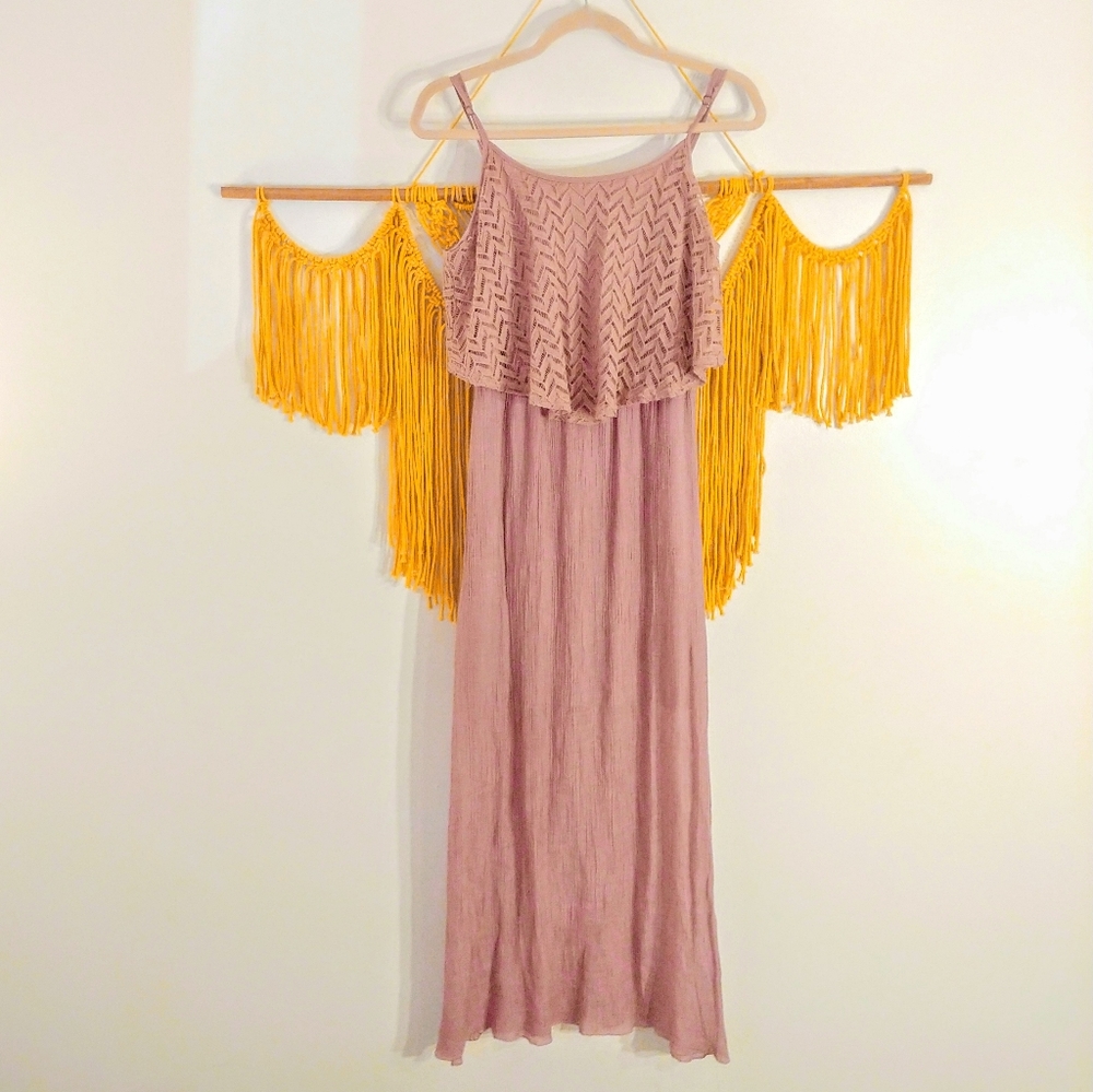 Lavender maxi dress